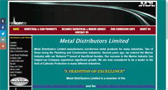 Desktop Screenshot of metaldist.com