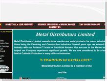 Tablet Screenshot of metaldist.com